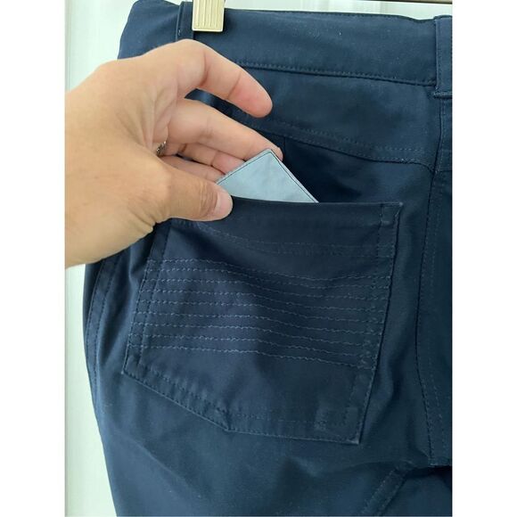 Lululemon navy blue ribbed riding pants leggings 4 - Picture 5 of 5